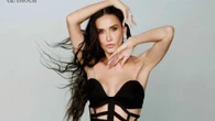 Stunning Demi Moore wows in revealing cage-style dress as she’s named Woman of the Year at 62