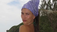 Hailey Bieber reveals bare bum in tiny thong bikini and makes out with husband Justin in steamy pics on private island