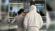 Bianca Censori shows off her underwear in see-through white jumpsuit at Tokyo airport with husband Kanye West