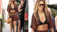 Rita Ora looks stunning as she shows off rock-hard abs in bra top in Italy