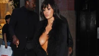 Kanye West’s wife Bianca Censori ditches her bra and almost spills out of barely-there outfit in New York