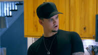 Teen Mom star Tyler Baltierra goes shirtless in just tiny black shorts as he jumps in the pool before season premiere