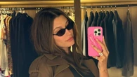Hailey Bieber’s growing baby bump pops out of tight black romper on shopping trip as she expects first child with Justin