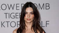 Emily Ratajkowski rocks just a see-through gold gown with thong and no bra for luxe Paris party