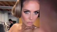 Heidi Klum goes totally topless in just nude tights for new selfie video as she gets ready backstage of Loreal ad