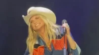 Miranda Lambert beams at songwriting partner in sizzling denim look on-stage after her husband danced on women