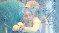 Bianca Censori goes pantless at movies with North West, 11, and cuddles stepdaughter – but keeps her distance from Kanye