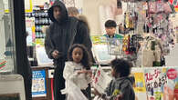 Kanye West reunites with kids in Tokyo after months apart and pick up candy at 7-Eleven ahead of Chicago’s 7th birthday