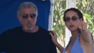 Sylvester Stallone’s daughter Sistine, 27, stuns in bikini on Sardinia beach outing with famous dad and mom Jennifer