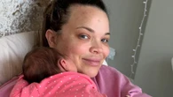 YouTube star Trisha Paytas gives birth to second daughter with husband Moses Hacmon and shares first photo of baby Elvis