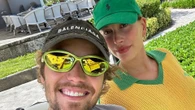 Justin and Hailey Bieber flip off the camera and cuddle up in rare intimate photos of couple as they await first child