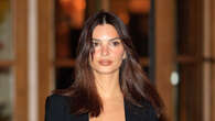 Emily Ratajkowski narrowly avoids wardrobe malfunction in plunging black dress during glam late-night outing in Paris