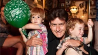 Charlie Sheen and Brooke Mueller’s 15-year-old twins Bob and Max cuddle up to mom – and look just like famous dad