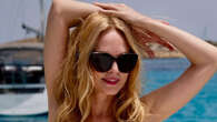 Heather Graham, 54, wears tiny bikini on yacht on break from Mediterrane Film Festival as fans say she’s ‘on fire’