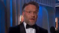 Seth Rogen abruptly bleeped by Golden Globes censors in middle of raunchy joke about Ryan Gosling on stage