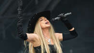 Shania Twain, 58, looks so different in tight black dress and cowboy hat while performing at Glastonbury Festival