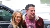 Ben Affleck and Jennifer Lopez share awkward kiss as they still appear to have tension while facing divorce rumors
