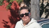 The Valley’s Brittany Cartwright steps out for first time since breast implant removal & tummy tuck to run errands in LA