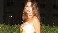 Hailey Bieber sizzles in silky lingerie and knee high boots at Paris Fashion week