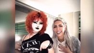 Teen Mom Farrah Abraham’s daughter Sophia, 16, shows off leather top, lip piercings, permanent fangs in bathroom clip