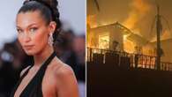 Bella Hadid says she’s ‘devastated’ as she shares photo of family home burning down in the LA fires