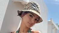 Emily Ratajkowski reveals six-pack abs in teeny purple bikini on Anguilla getaway with girlfriends