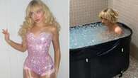 Sabrina Carpenter strips completely naked for ice bath backstage on huge tour