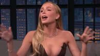 Call Her Daddy’s Alex Cooper does uncanny Jennifer Coolidge impression that Seth Meyers says is ‘sexier than I thought’