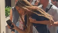 Blue Ivy looks just like mum Beyonce as she arrives in Paris with dad Jay Z