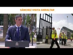 Pedro Sánchez en el acto institucional de demolición de la verja de Gibraltar|RTVE Noticias