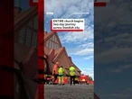 Swedish TV is live broadcasting a church's move across a city as "slow TV". #Sweden #BBCNews