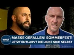 BERLIN: Maske gefallen! Die Linke entlarvt sich selbst! Sommerfest mit Terror-Unterstützern