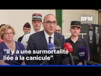 Canicule: Laurent Nuñez évoque "122.000 interventions" liée à la chaleur