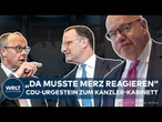BERLIN: "Merz musste reagieren" – Ex-Kanzleramtschef Altmaier zum neuen CDU-Kabinett