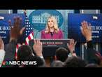 LIVE: White House holds press briefing | NBC News