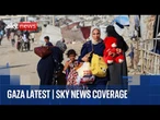 UK pushes peace plan as fourth Western nation recognises Palestine | Sky News coverage