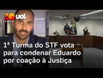 Eduardo Bolsonaro condenado: por unanimidade, STF vota para condenar ex-deputado por coação