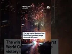 Fans celebrate Mexico's World Cup win over Ecuador