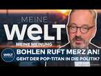 FLEISCHHAUER: Plötzlich ruft Dieter Bohlen Friedrich Merz an! Pop-Titan will Politik-Berater werden