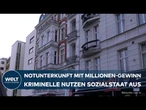 DEUTSCHLAND: Gewinne aus dem Elend - Wie ein Berliner Hotel am sozialen System verdiente!