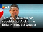 Tarcísio lidera em SP, seguido por Alckmin e Erika Hilton, diz pesquisa Genial/Quaest
