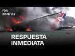 ISRAEL BOMBARDEA el aeropuerto de YEMEN causando al menos tres muertos y 38 heridos | RTVE