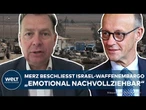 WAFFENLIEFERSTOPP ISRAEL: „Keine grundlegende Änderung der deutschen Haltung“