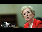Secretary of Education Linda McMahon testifies to senate – watch live