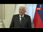 Gaza, Mattarella: Non è accettabile ridurre popolazione a fame o espellerla dal suo territorio
