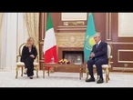 Meloni in Kazakhastan, bilaterale con il Presidente Qasym-Jomart Tokayev