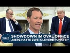 USA: "Merz hatte zwei clevere Punkte!" Das sagte der Kanzler zu Trump im Oval Office!