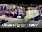 Knappes Rennen bei australischer Wahl erwartet