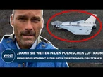POLEN: "Damit sie weiter in den Luftraum reinfliegen können!" Rätselraten über Drohnen-Zusatztanks!