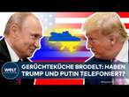 UKRAINE KRIEG: Geheimnisvolles Telefonat zwischen Trump und Putin!? Gerüchteküche brodelt!